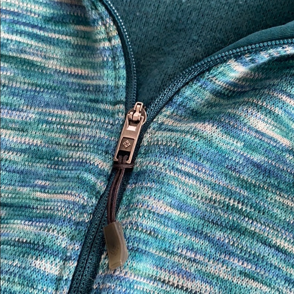 Columbia Blue & Green Half Zip - Picture 7 of 7